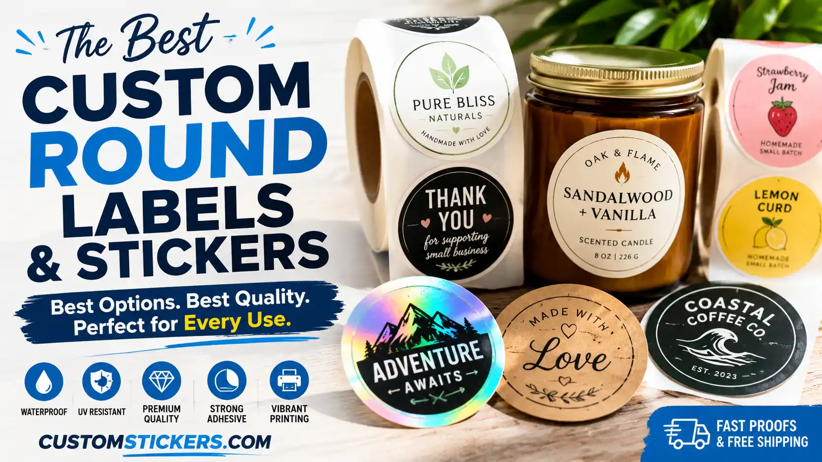 You are currently viewing What Are the Best Options for Customizing Round Labels and Stickers?