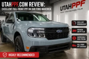 Read more about the article UtahPPF.com Review: Excellent Full Front PPF On Our Ford Maverick